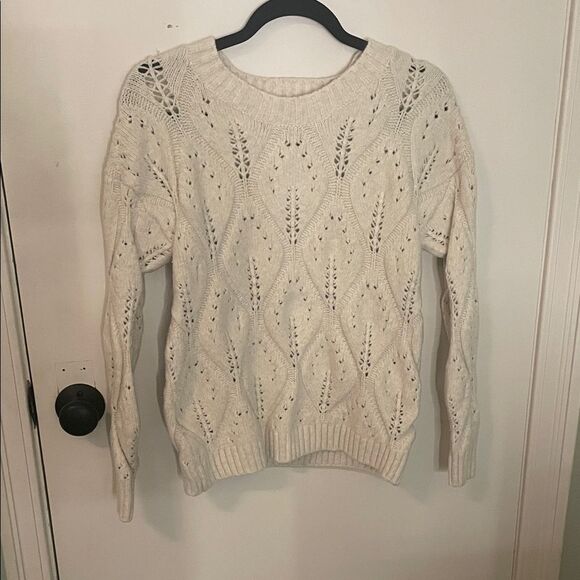 Denver Hayes Ivory Patterned Sweater - Picture 1 of 4